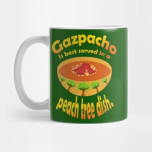 Gazpacho Best in Peach Tree Dish Mug